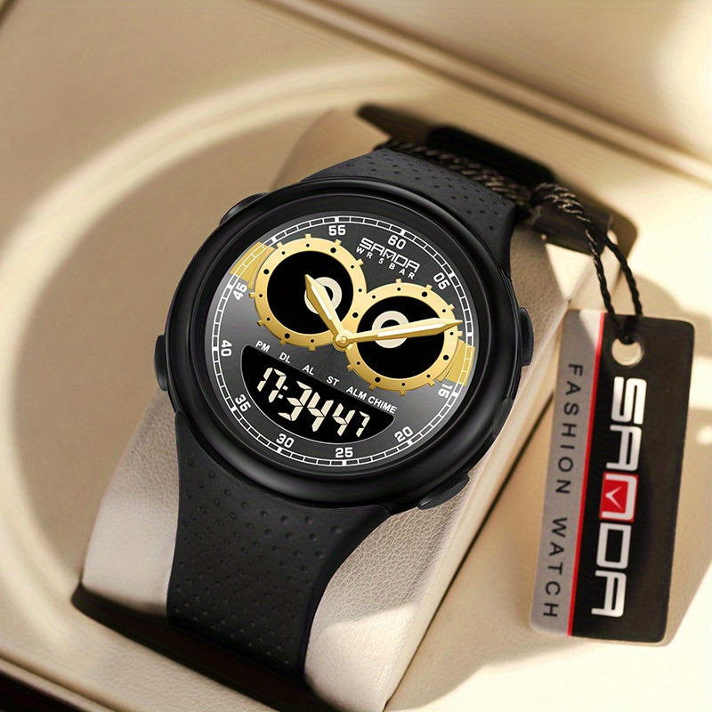 Kids Sports Watch Multifunction Electronic Glow Countdown Alarm Waterproof Gift