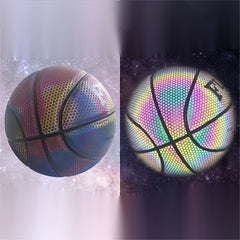 Reflective Size 7 Basketball for Birthday Gift