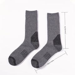Men's Fleece Wool Socks Thick Warm Breathable Sweat Absorbing