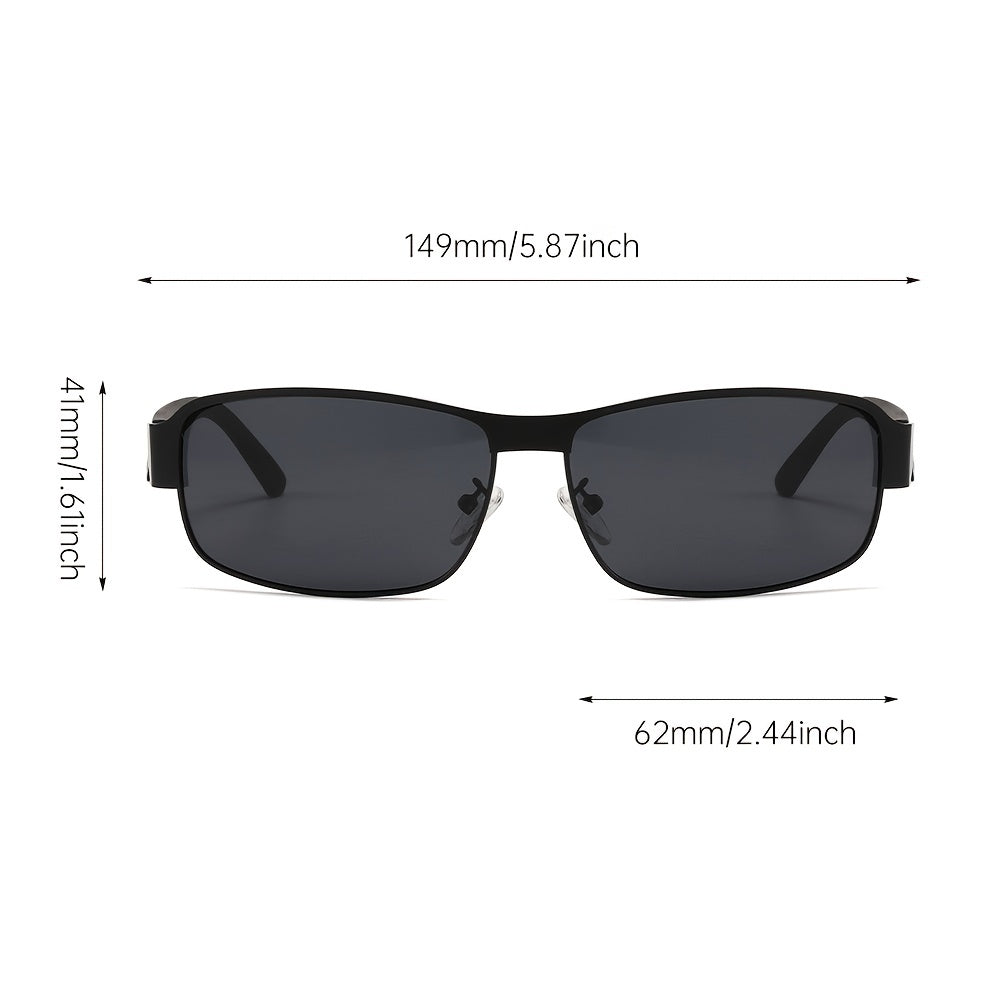 Men's Polarized Sunglasses Square Frame Lightweight High Sunglasses