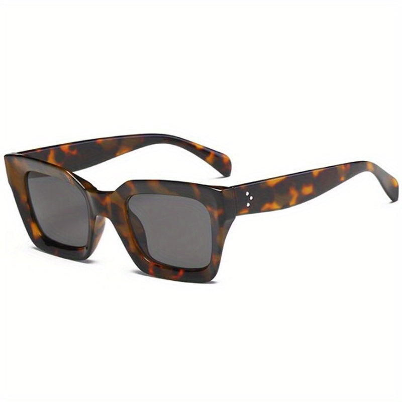 Vintage Square Frame Sun Glasses Sunshades Outdoor Eyewear