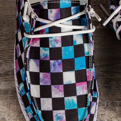 Women's Colorful Plaid Walking Shoes Lightweight Low Top Sport Skate Shoes