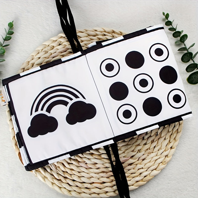 High Contrast Sensory Cloth Book for Babies