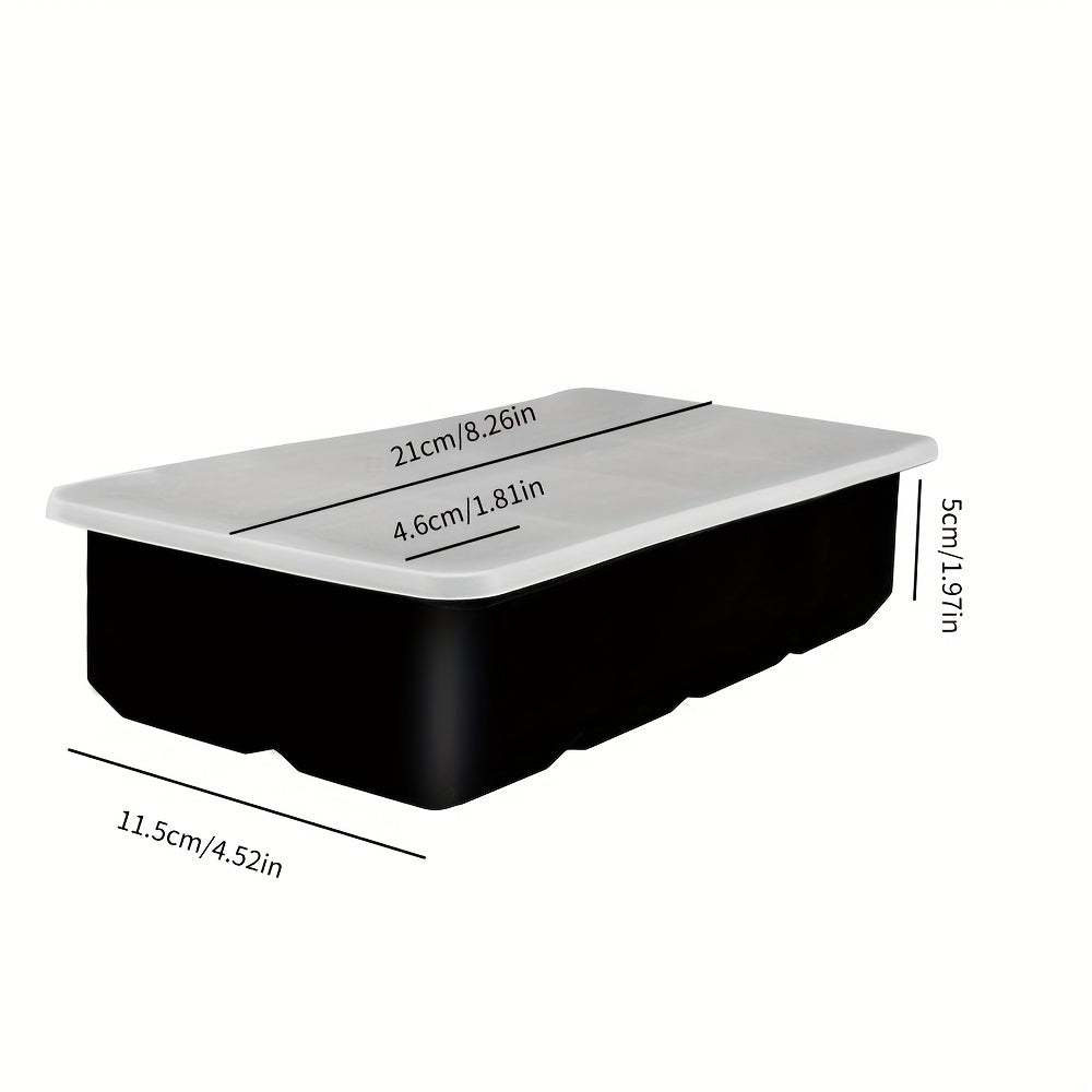 8-Grid Silica Gel Ice Cube Mould for Easy Ice Making