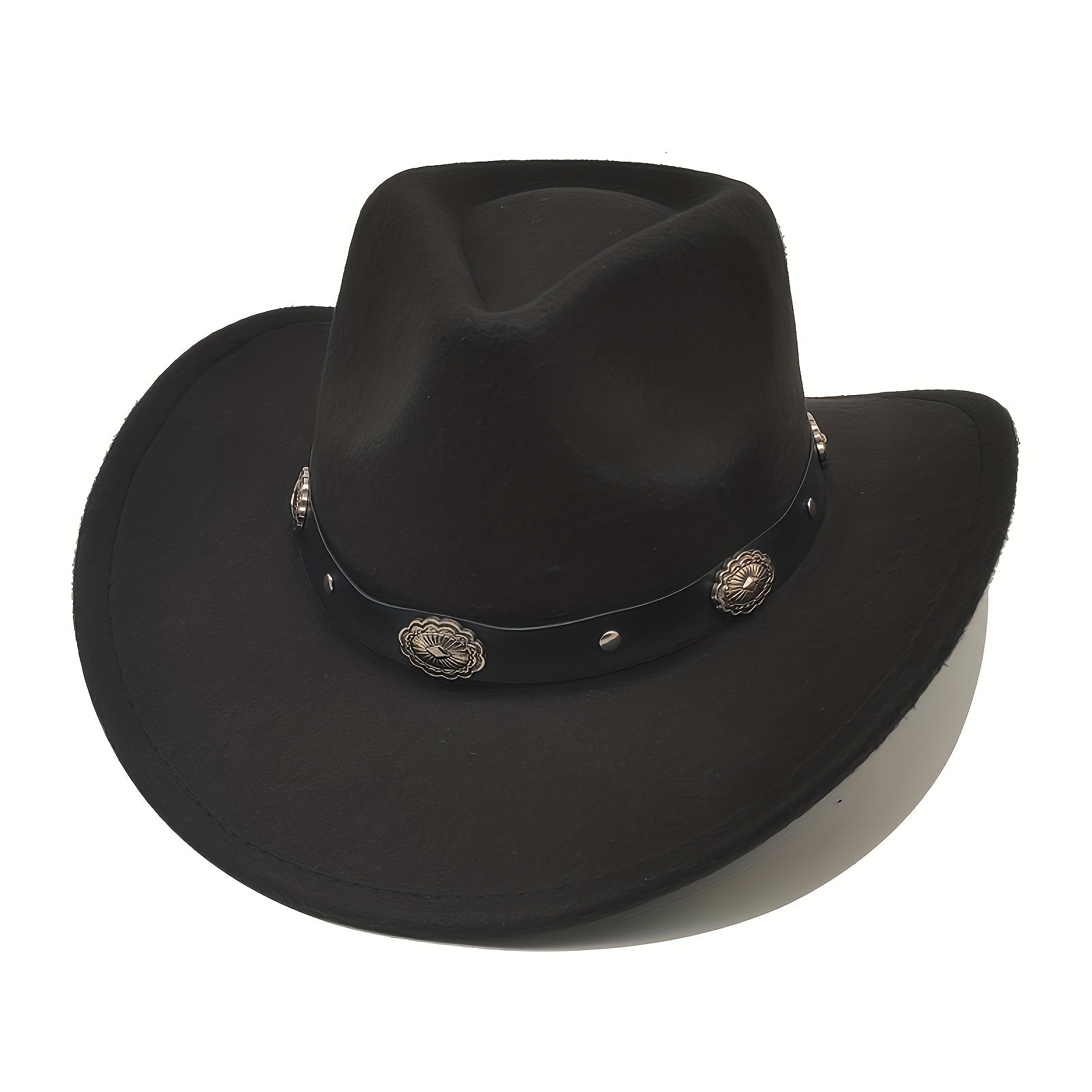 Vintage Felt Wide Brim Hat Western Cowboy Hat