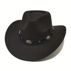 Vintage Felt Wide Brim Hat Western Cowboy Hat