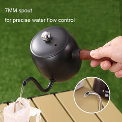 304 Stainless Steel Coffee Pot Classic Tea Pot for Outdoor