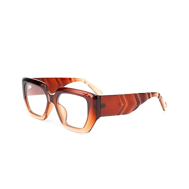 Square Frame Light Blocking Glasses for Women Unisex