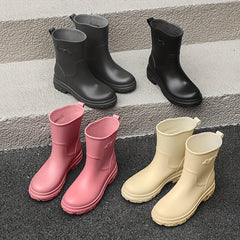 Women's Waterproof Wear-resistant Rain Boots Comfortable Anti Slip Outdoor