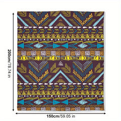 Bohemian Style Printed Blanket Soft And Warm Nap Blanket