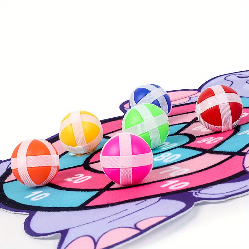 Sticky Ball Dart Board Game Family Party Fun