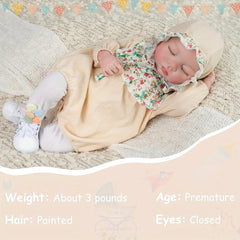 18" Reborn Baby Doll Soft Body Realistic Newborn Baby Doll Gift