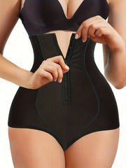 Zipper Shaping Panties Tummy Control Compression Panties Lift & Shape Buttocks
