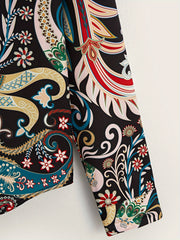 Colorful Pattern Men's Long Sleeve Shirt For Autumn Mens Clothing