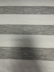 Stripe Print Long Sleeve Round Neck Mini Dress