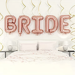 Bachelorette Party Decorations Kit Bride Balloons Banner Ring & Champagne