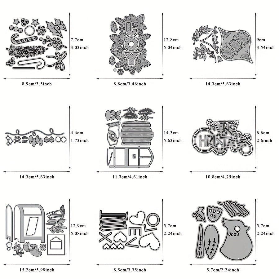1pc Christmas Metal Cutting Dies for Card Making