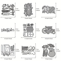 1pc Christmas Metal Cutting Dies for Card Making