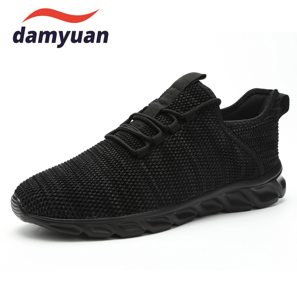 Men's Mesh Lace Up Running Sneakers Comfortable Breathable Casual Shoes