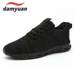 Men's Mesh Lace Up Running Sneakers Comfortable Breathable Casual Shoes