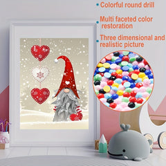 5D Rhinestone Art Kit: Sparkling Masterpiece for Adults & Kids