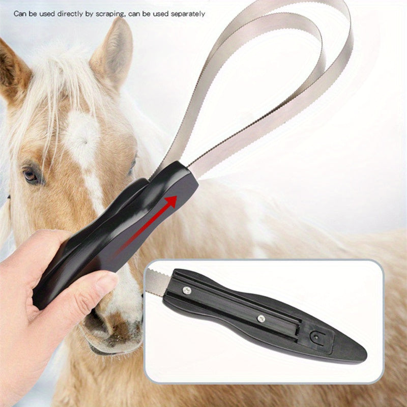 Non Slip Horse Sweat Scraper for Cleaning
