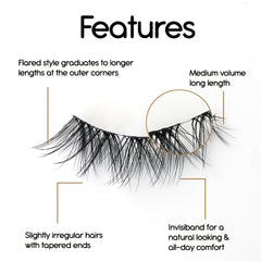 Natural Look Faux Mink False Eyelashes