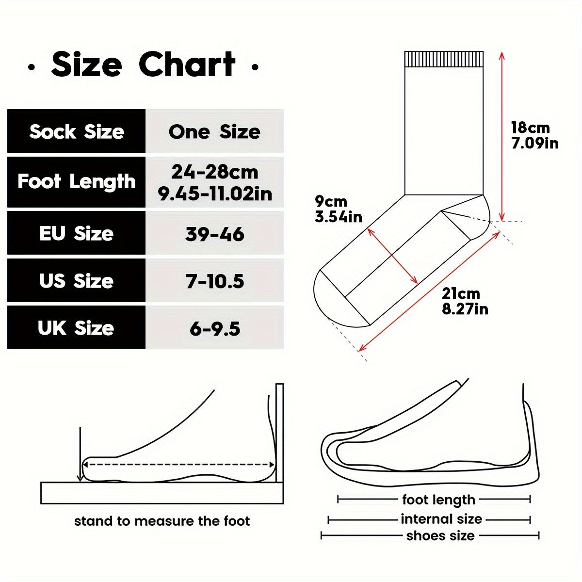 Men's Mid Crew Sport Socks Non Slip Shock Absorption Nylon Blend