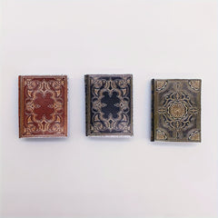 3pcs 1:12 Dollhouse Books Study Bedroom Library Decoration Christmas Gift