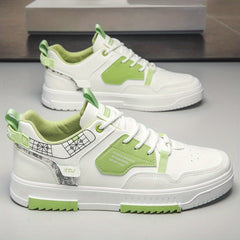 Men's Lace-up Skate Shoes Sporty Low Top Sneakers