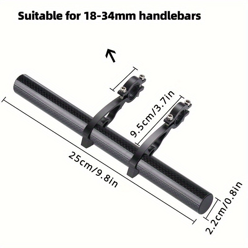 Bike Handlebar Extension Bracket Headlight Mounting Rod Bike Extension Rack