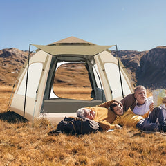 Large Space Waterproof Camping Tent Portable Fully Automatic