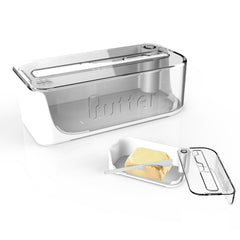 Butter Dish Butter Cutter Box With Transparent Cover Butter Keeper