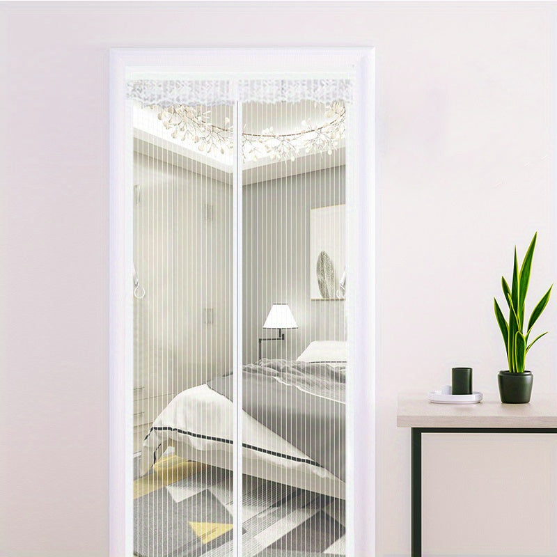 Heavy Duty Magnetic Screen Door Self Sealing Closure Easy Install Mesh