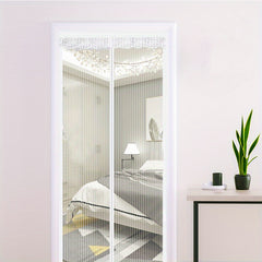 Heavy Duty Magnetic Screen Door Self Sealing Closure Easy Install Mesh