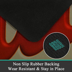 Non Slip Laundry Rug Mat For Laundry Room Decor Washable Runner Rugs