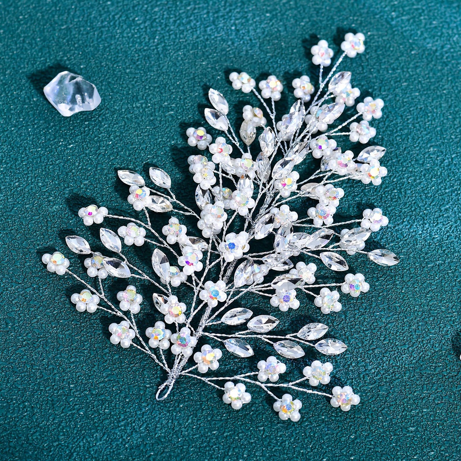 Faux Pearl Bridal Hairpiece Wedding Headpiece HP916