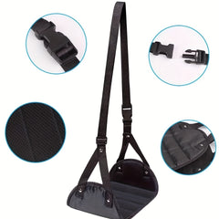 Travel Foot Rest Hammock for Airplane High Speed Rail Car Office Use