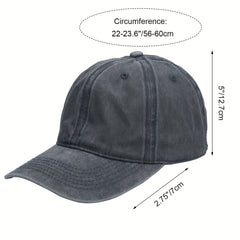 Casual Washed Baseball Cap Hip hop Duck Tongue Cap