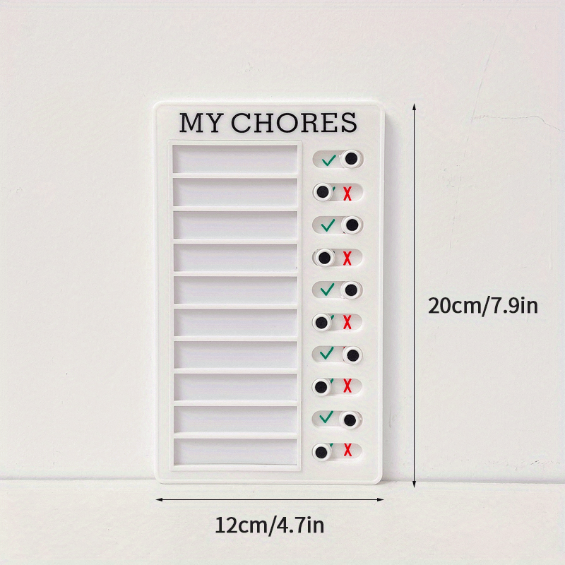 Self Discipline Chore Checklist Memo Board Daily Affairs Reminder Tool