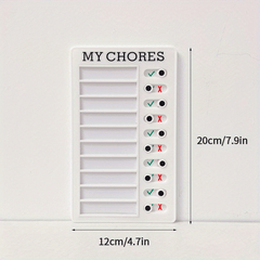Self Discipline Chore Checklist Memo Board Daily Affairs Reminder Tool