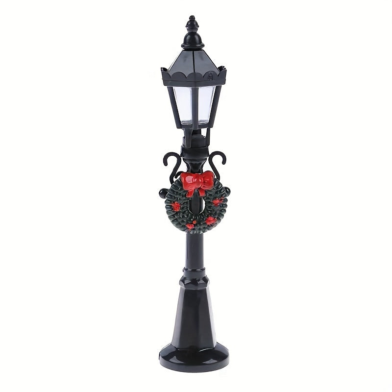 3pcs Dollhouse 1:12 Scale Street Lights Pathway Lamppost Lamp Model
