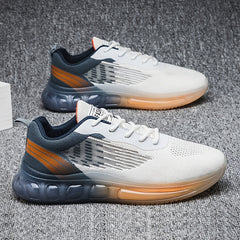 Men's Lace up Cushioned Sneakers Athletic Shoes