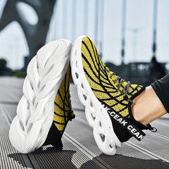 Men's Blade Sneakers Lace ups Odor Resistant Athletic Shoes