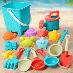 Kids Beach Toy Set - Sand Digging Tools Shovel Bucket - Summer Gift