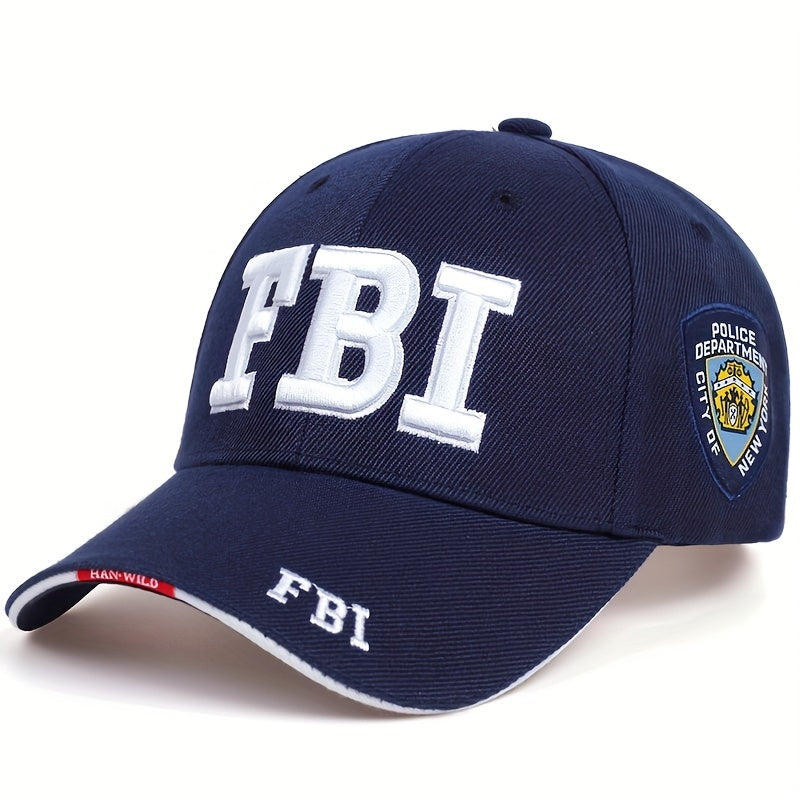 Men's Embroidered Camo Baseball Cap for Outdoor Activities