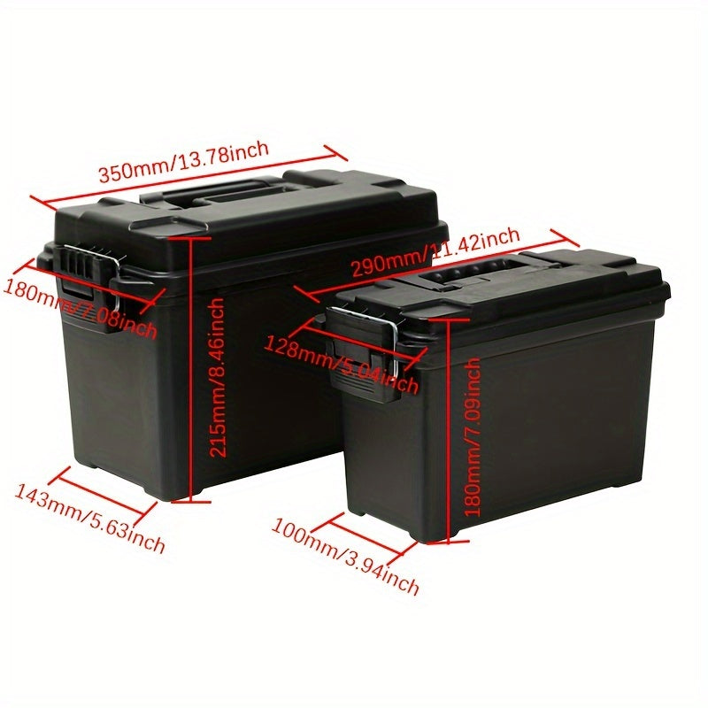Plastic Tool Box Portable Handle Lightweight Storage Case