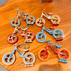 Cartoon Bicycle Keychain Bag Pendant - Fun & Playable