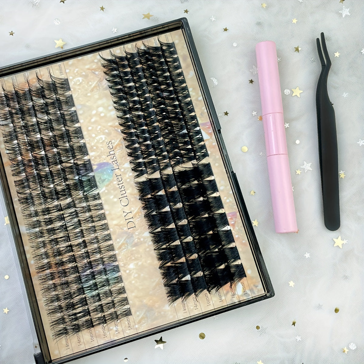 DIY Eyelashes Extension Kit With Lash Bond And Seal Mascara