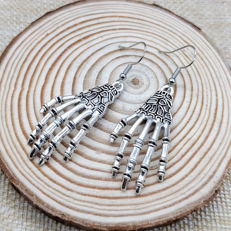 Skeleton Ghost Claw Earrings Halloween Gift